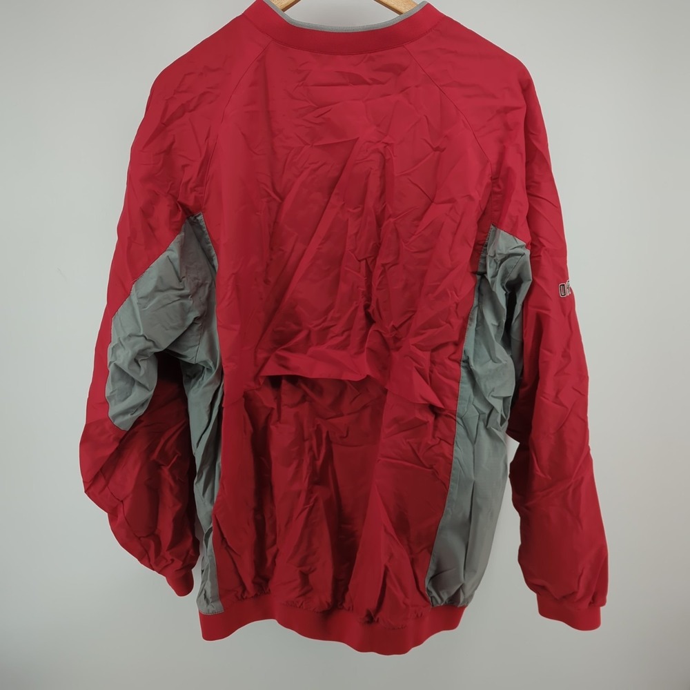 Vintage Ohio State Buckeyes Jacket XL‎ Nike Pullover Windbreaker Center Swoosh - Picture 4 of 15